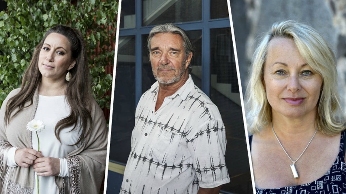 Lisa Nilsson, Kjell Bergqvist och Louise Hoffsten