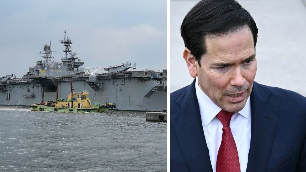 Faryget vänster. Marco Rubio höger.