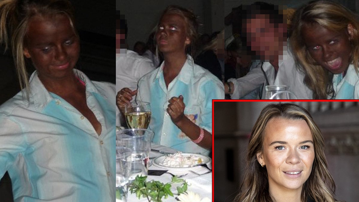 Margaux Dietz med blackface