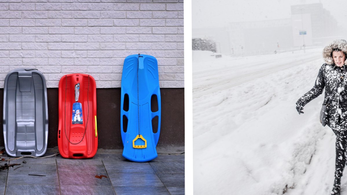 Varning för snö