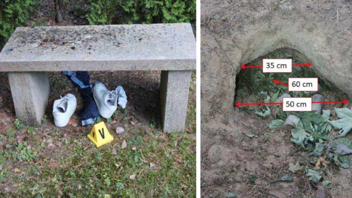 Pojkarna tvingades klä av sig kläderna.