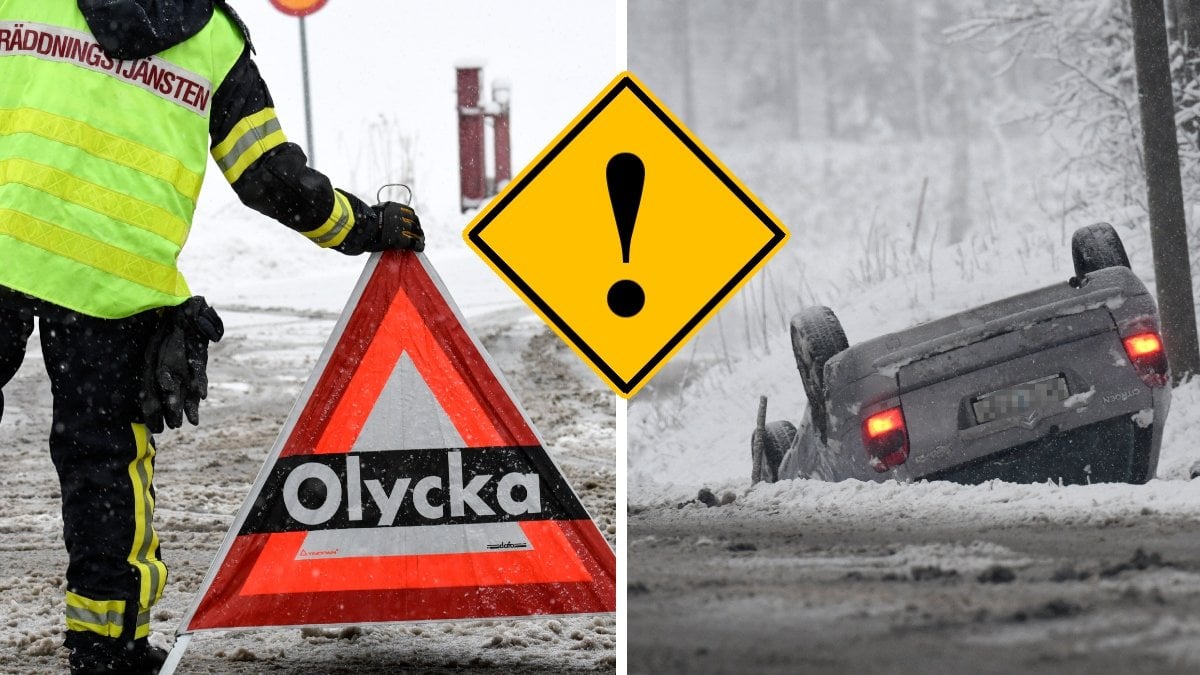 Nu ges nya råd till bilister efter halka på vägarna
