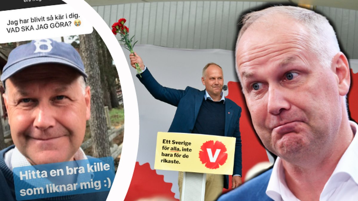 Jonas Sjöstedt på Instagram. Jonas Sjöstedt efter ett tal.