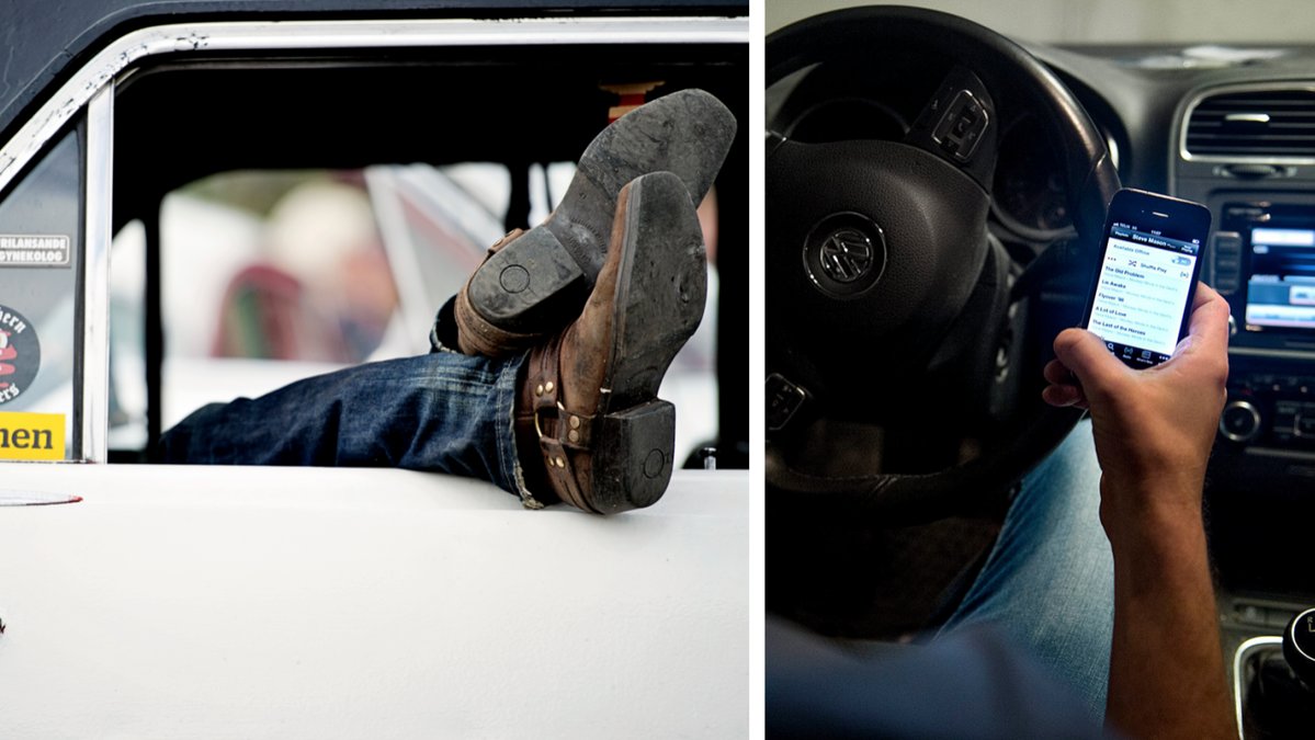 Akta dig för att använda bilen till fest.