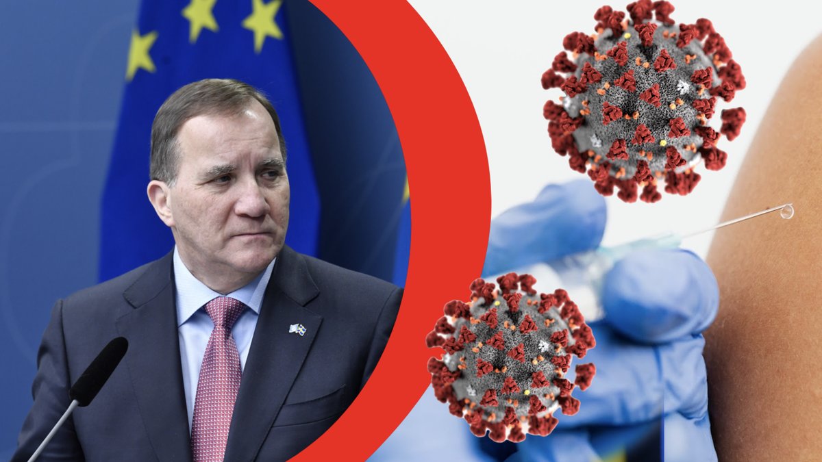 Stefan Löfven pratar om Sveriges vaccinstrategi.