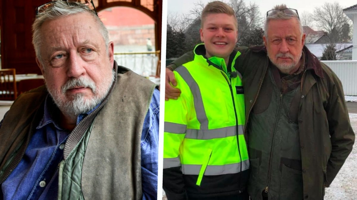 Leif GW Persson och Gustav från Täby. 