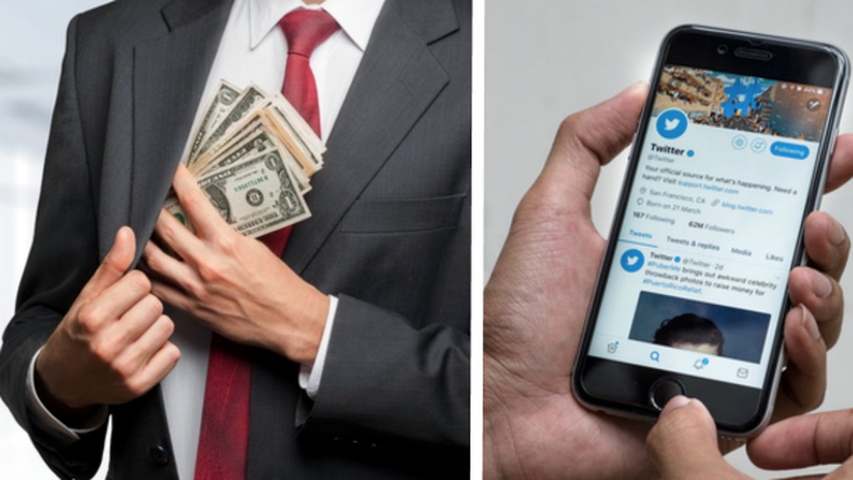 Twitter, Bedragare