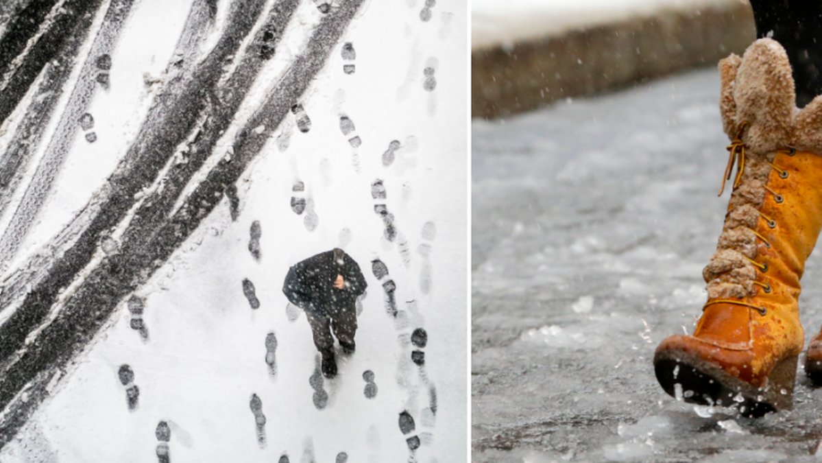 Nu stiger temperaturen och snön smälter bort på flera ställen i landet