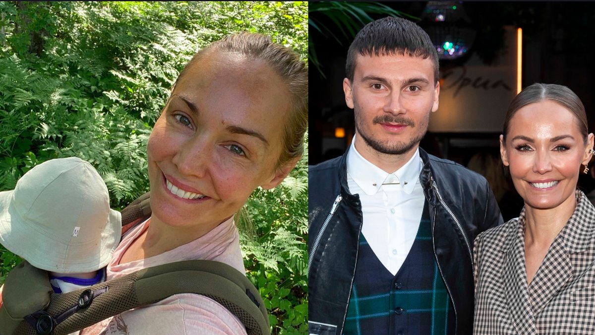 Carina Berg och Erik Berg med sin dotter Bildkälla: Stella Pictures