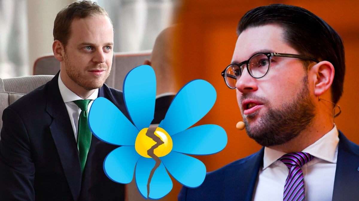 Gustav  Kasselstrand och Jimmie Åkesson