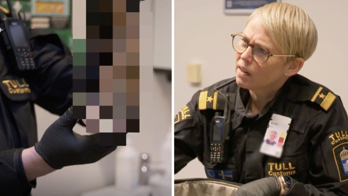 Therese gör ett intressant fynd i resväskan i Gränsbevakarna Sverige