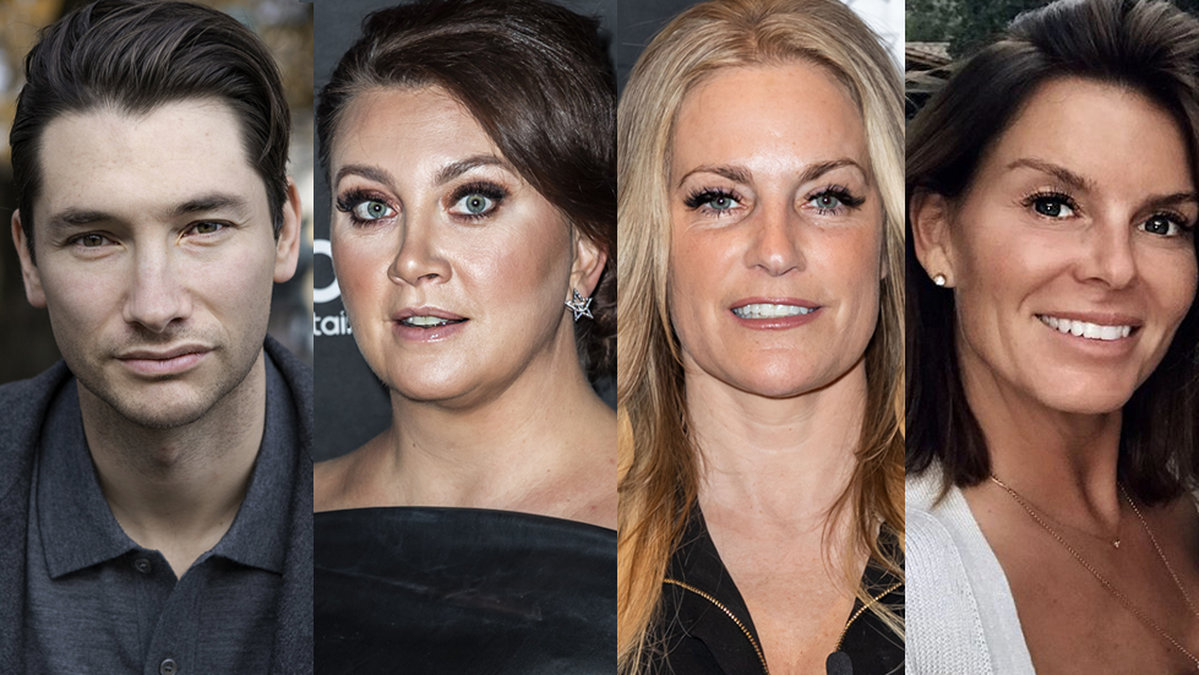 Alexander Pärleros, Camilla Läckberg, Laila Bagge och Åsa Ingrosso