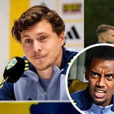 Victor Nilsson Lindelöf, Alexander Isak och Viktor Gyökeres