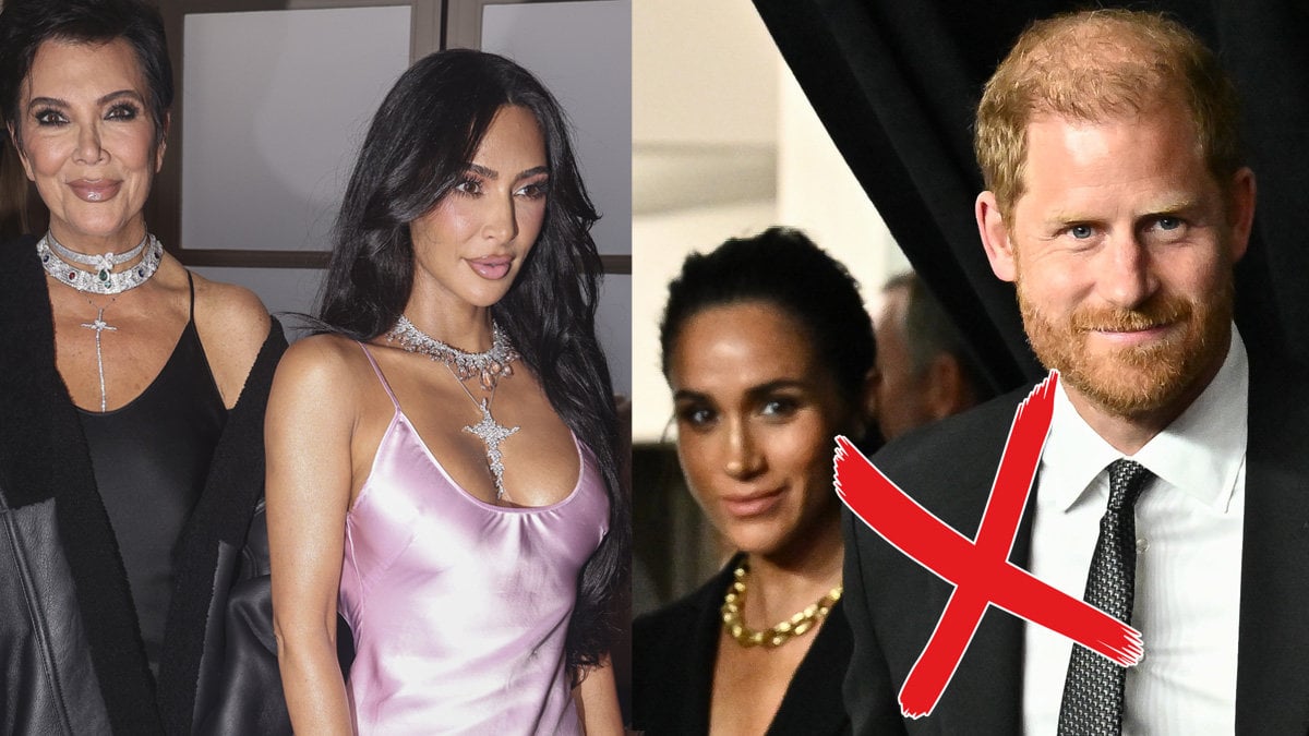 Kris Jenner, Kim Kardashian, prins Harry och Meghan Markle