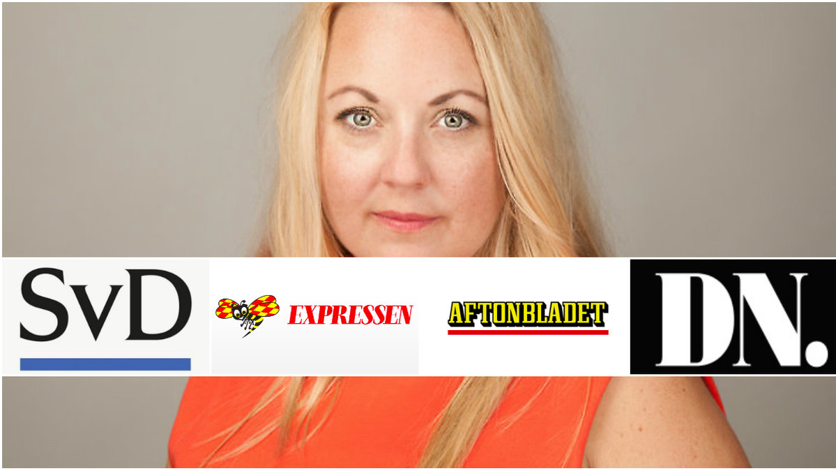 Logga för SvD, Expressen, Aftonbladet och DN