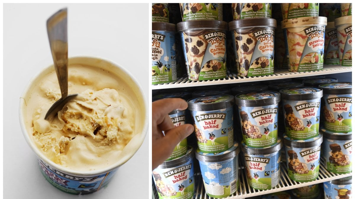 Flera konsumenter har reagerat på konsistensen i Ben & Jerry's glass.