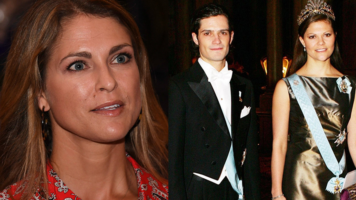 Prinsessan Madeleine, prins Carl Philip och kronprinsessan Victoria bråkar