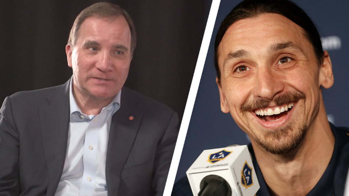 Stefan Löfven hyllar Zlatan Ibrahimovic