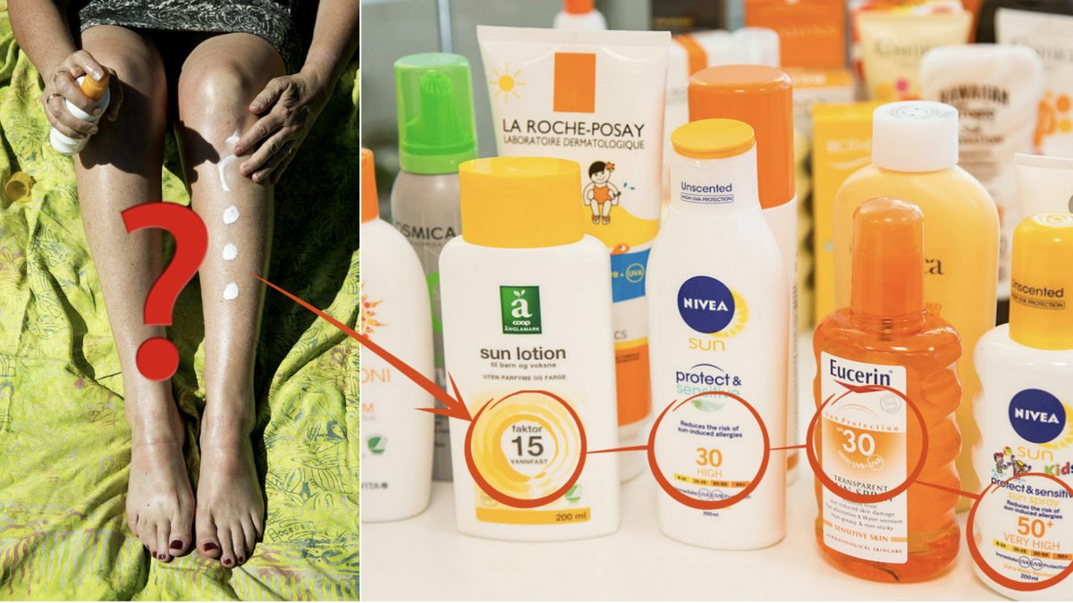 Det här betyder siffrorna vid SPF