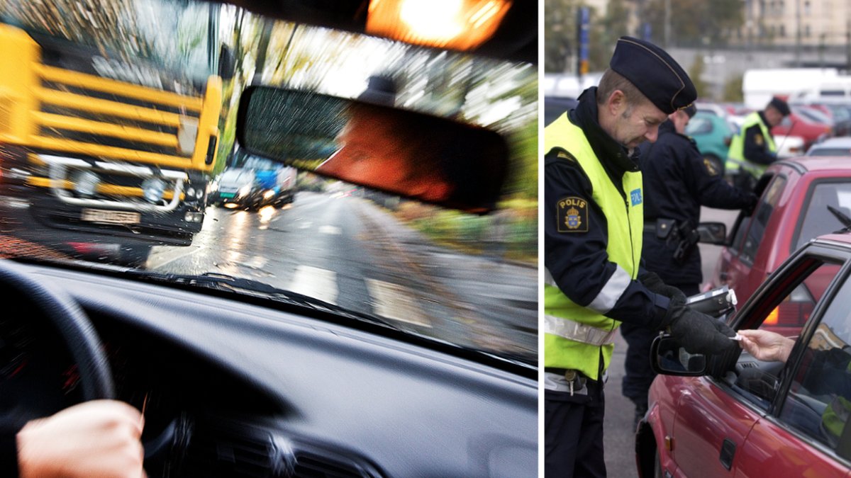 Rattfylla och genrebild på alkoholmätare.