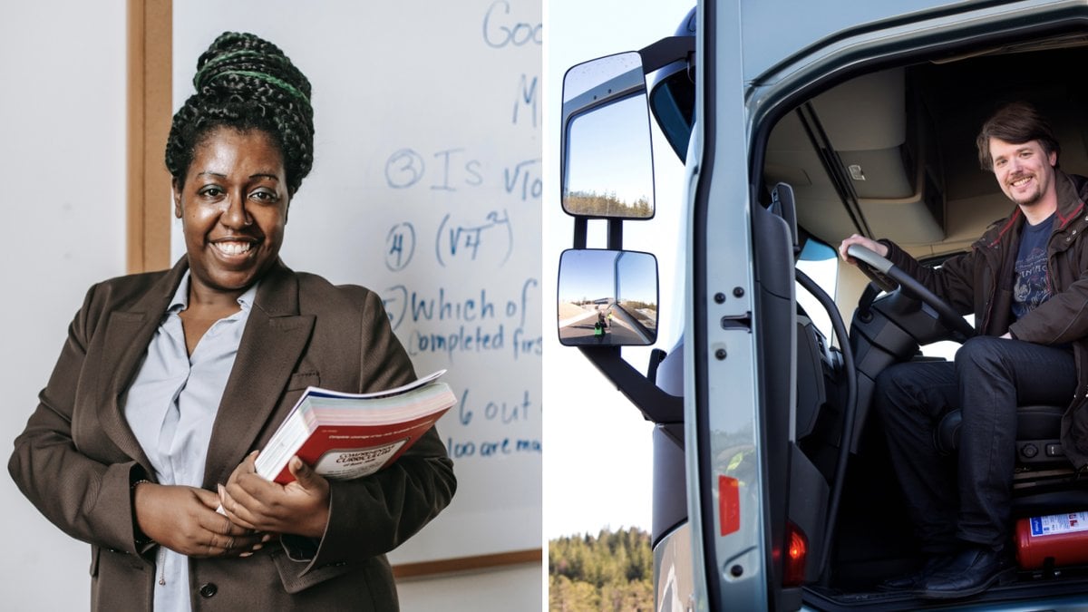 Lärare och systemutvecklare är två branscher där det behövs personal.