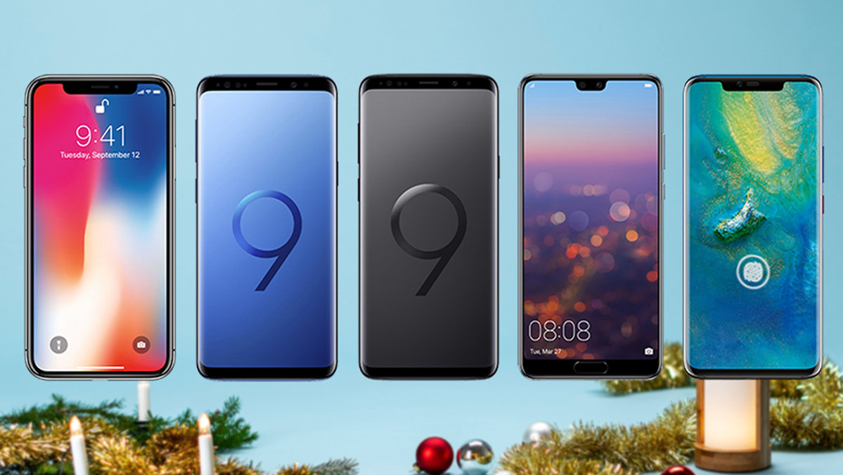 iPhone X, Samsung S9+ och fler till rabatterat pris