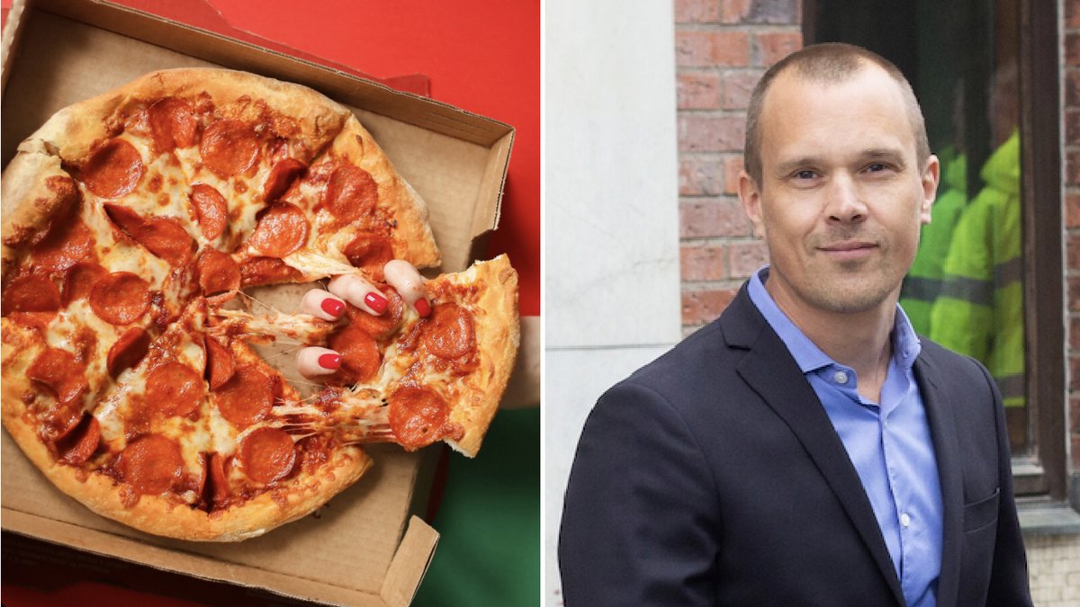 Richard Forsshéll är vd på Pizza Hut.