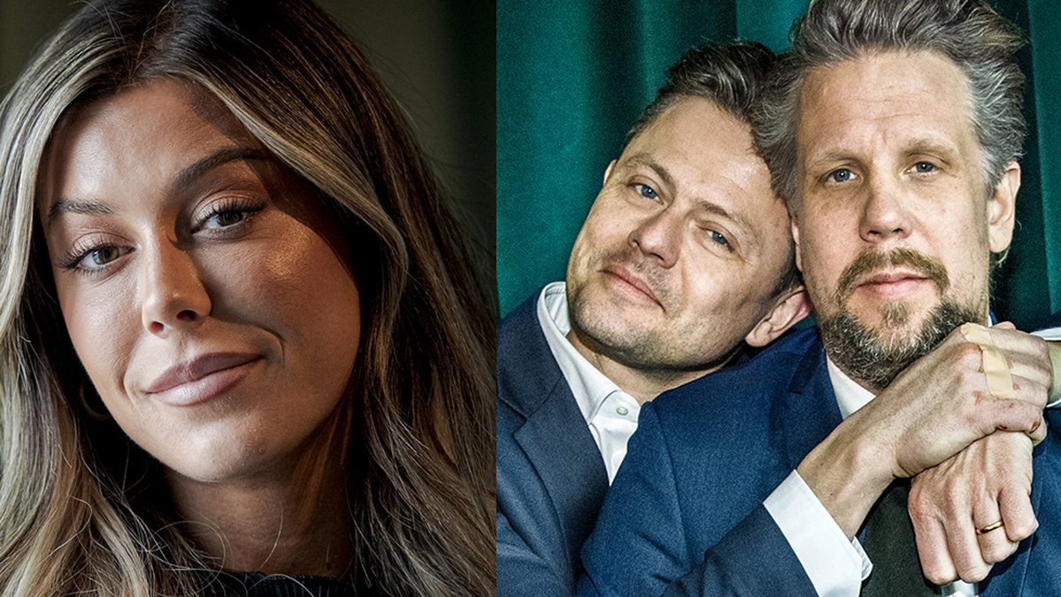 Bianca Ingrosso och Fredrik Wikingsson och Filip Hammar