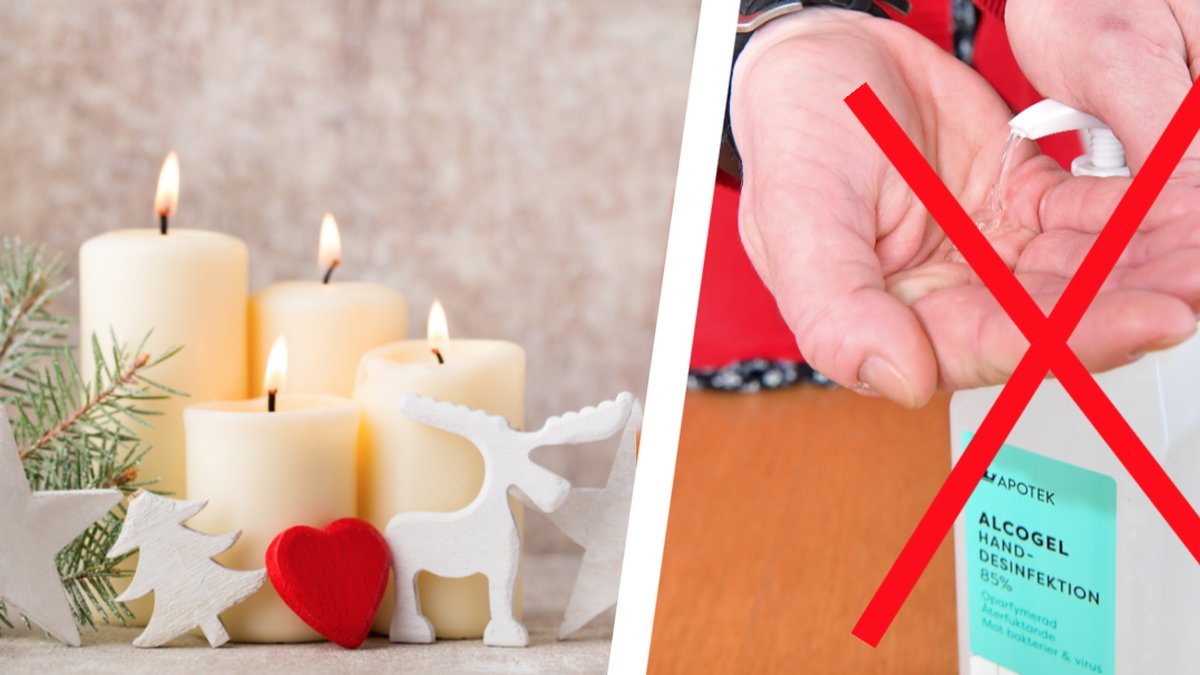 Undvik handsprit när du tänder ljus