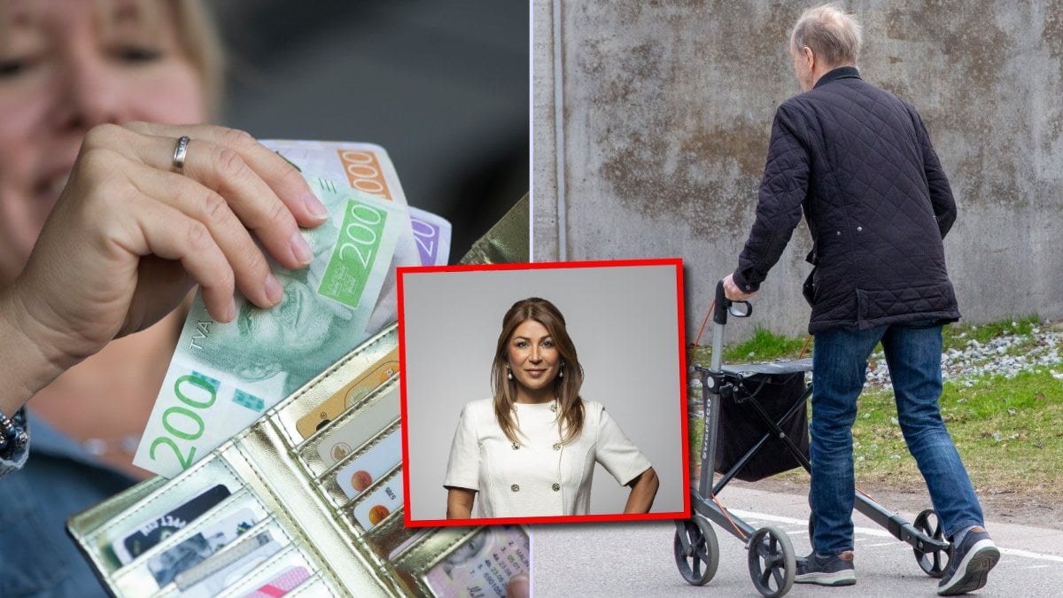 Pengar, pensionär och pensionsekonomen Trifa Chireh.