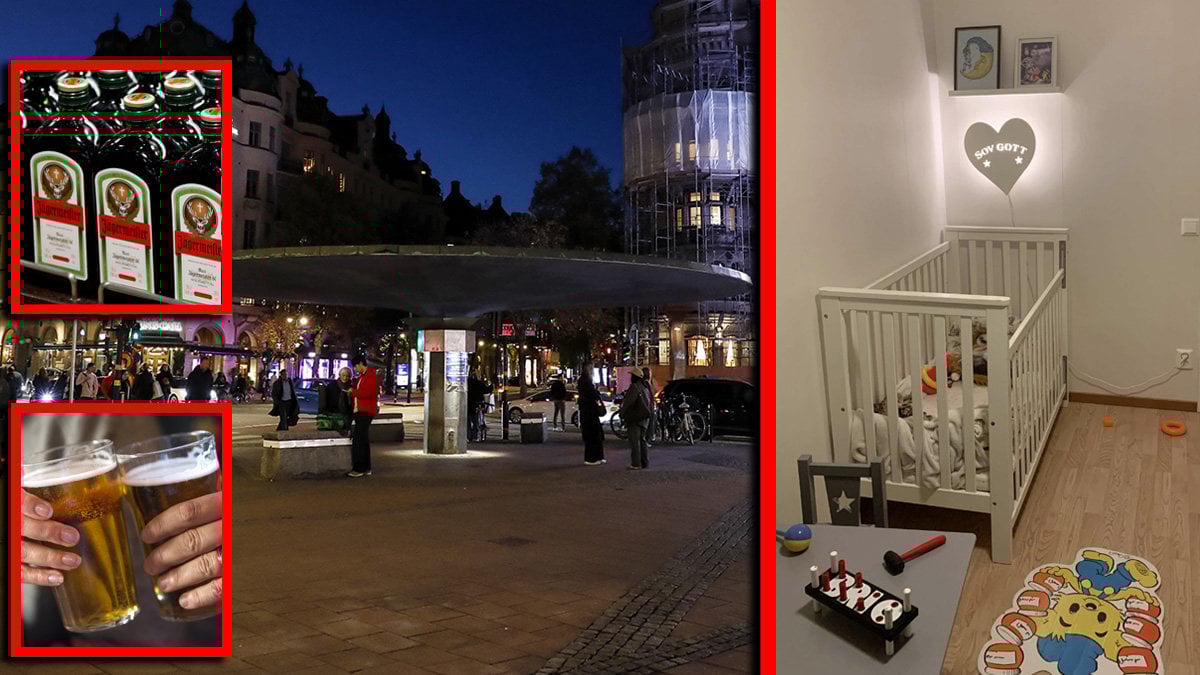 En mamma lämnade sin bebis ensam hemma – för att åka till Stockholm och festa.