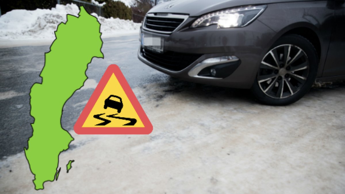 SMHI varnar för plötslig ishalka