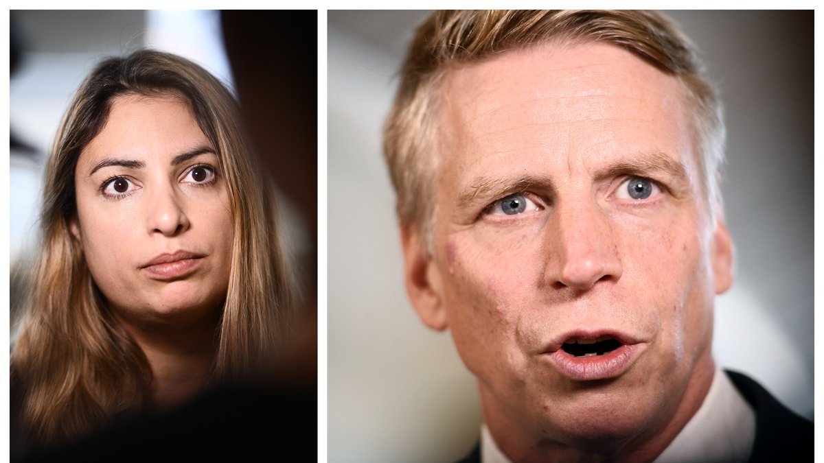 Både Nooshi Dadgostar (V) och Per Bolund (MP) säger nej till att SD ska få talmansposten.