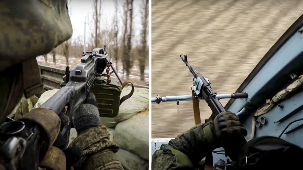 Nu släpper ryska försvarsdepartementet egan bilder inifrån Ukraina.