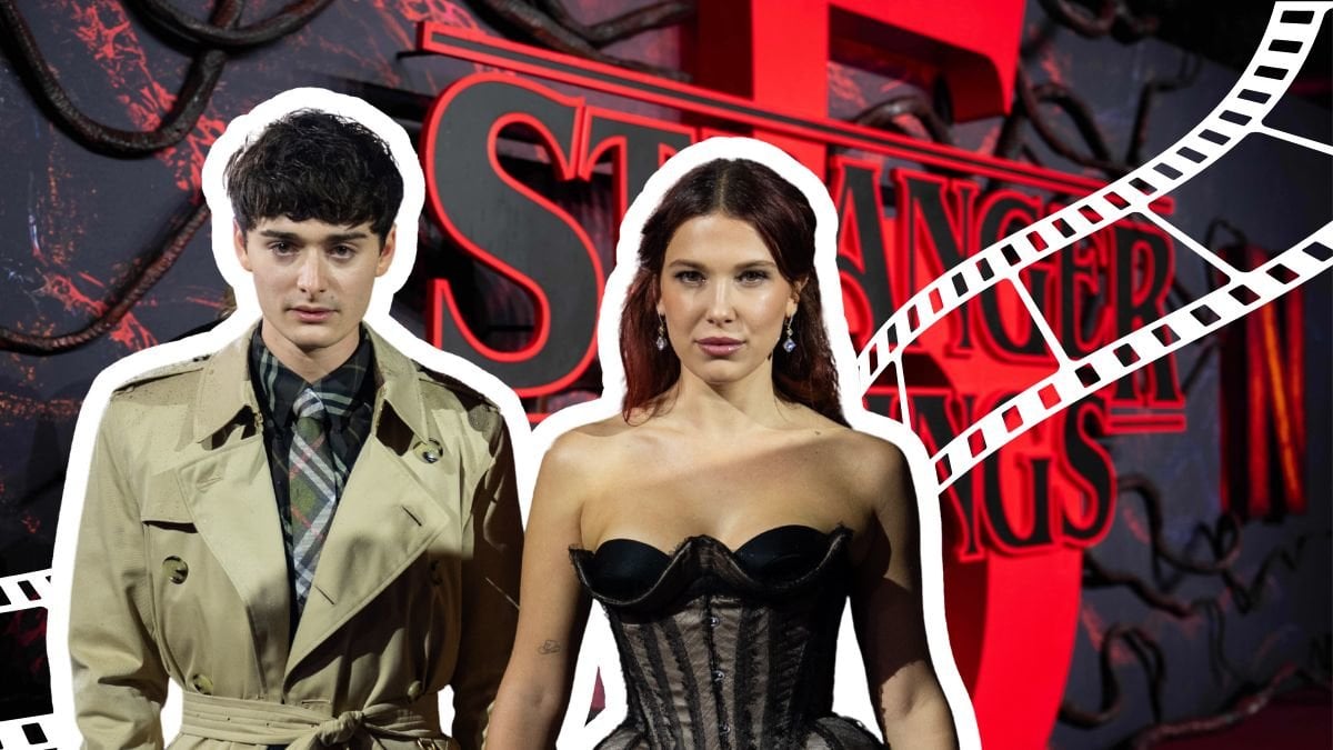 Noah Schnapp och Millie Bobby Brown