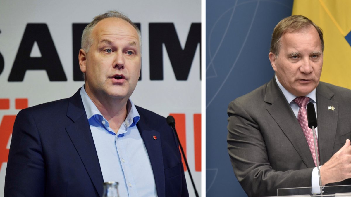 Jonas Sjöstedt kritiserar Stefan Löfven i en rad tweets.