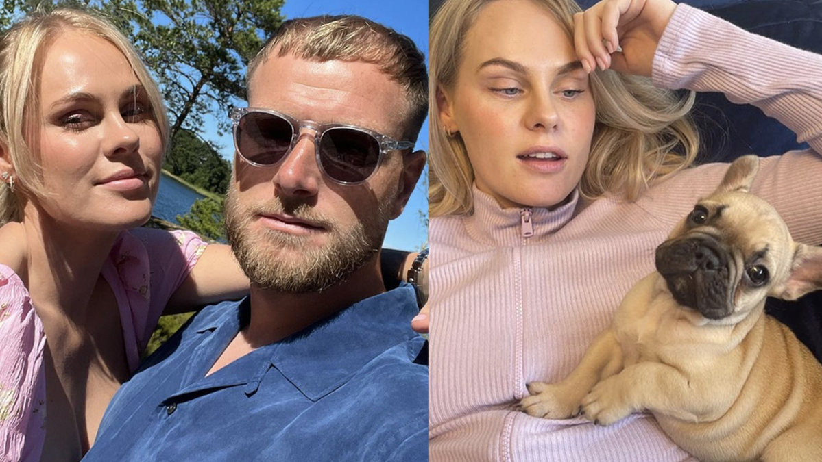 John och Sanna Guidetti med hunden Sven