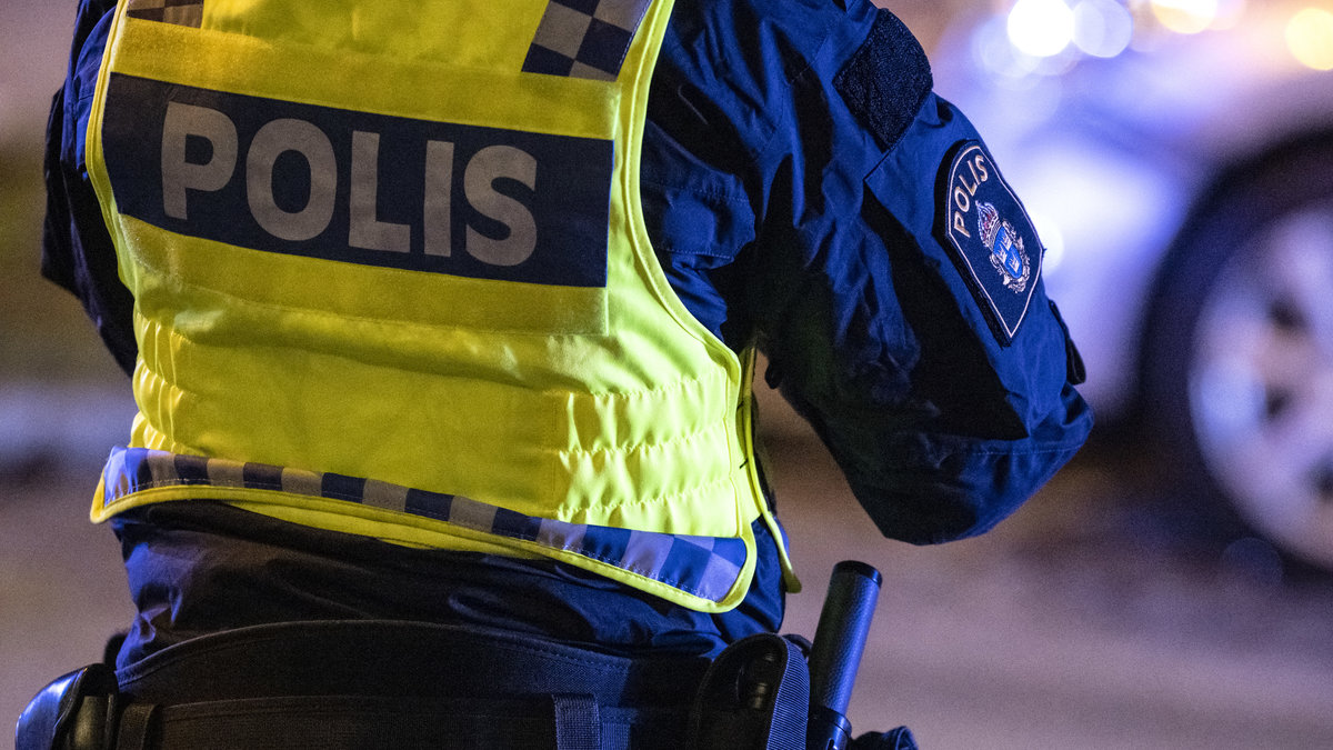 En person har dött efter att ha sprungit ifrån en poliskontroll och hoppat i vattnet.