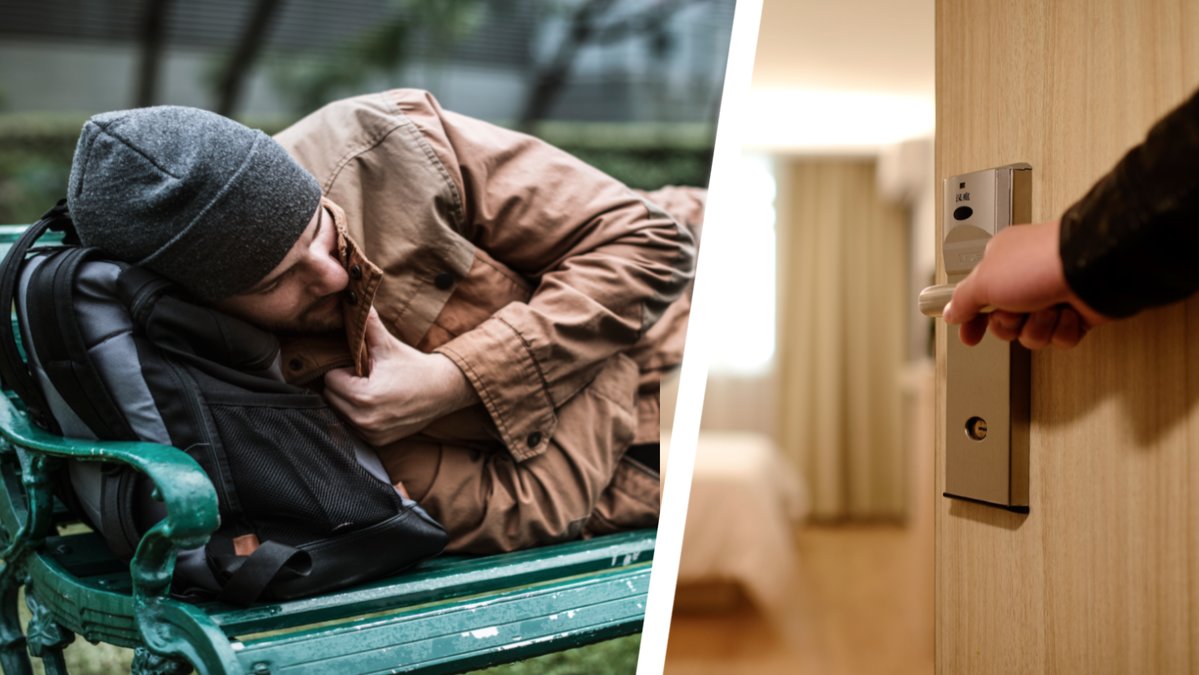 I London får de hemlösa en annorlunda jul.