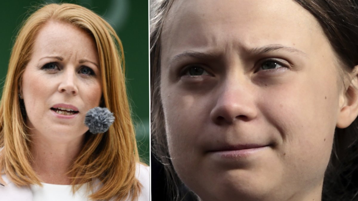 Greta Thunberg och Annie Lööf 