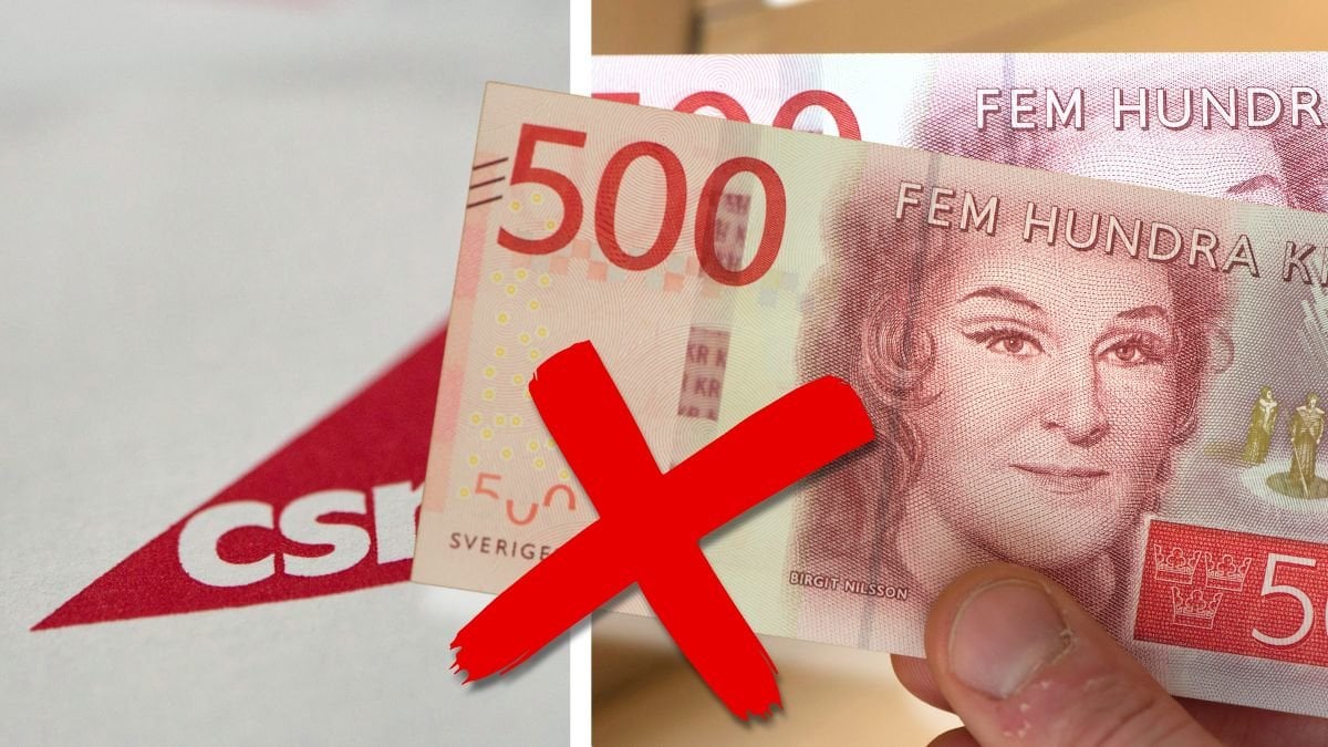 CSN-brev och pengar.