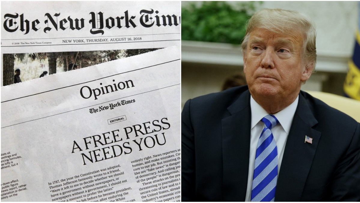New York Times, Donald Trump.