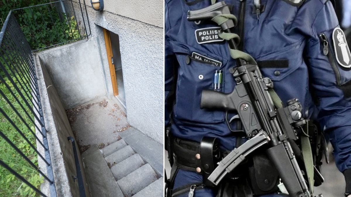 Källare och finsk polis