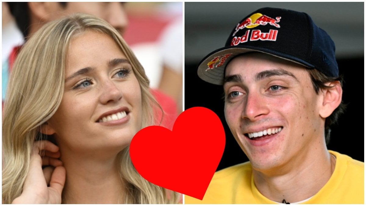 Desiré Inglander och Armand Duplantis 