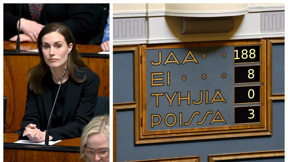 Finlands riksdag säger ja till Nato.