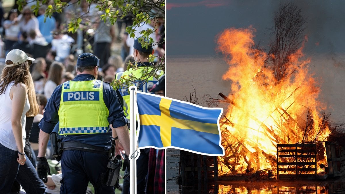 Polis, vallborg, flaga, Sverige