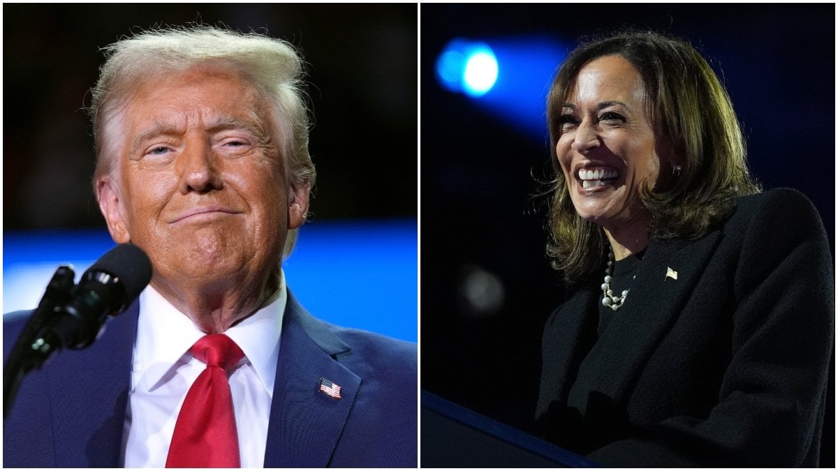Opinionsmätningarna visar på ett dött lopp mellan presidentkandidaterna Donald Trump och Kamala Harris.