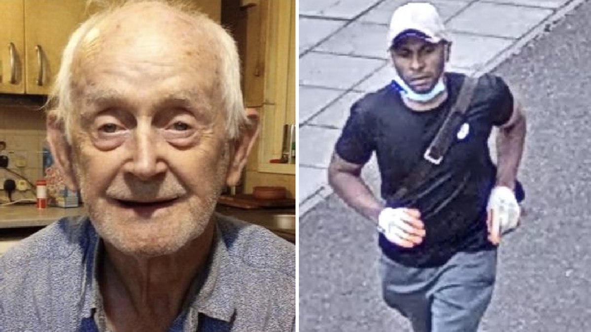 Engelsk polis efterlyser nu en man misstänkt för mordet på Thomas O'Halloran.