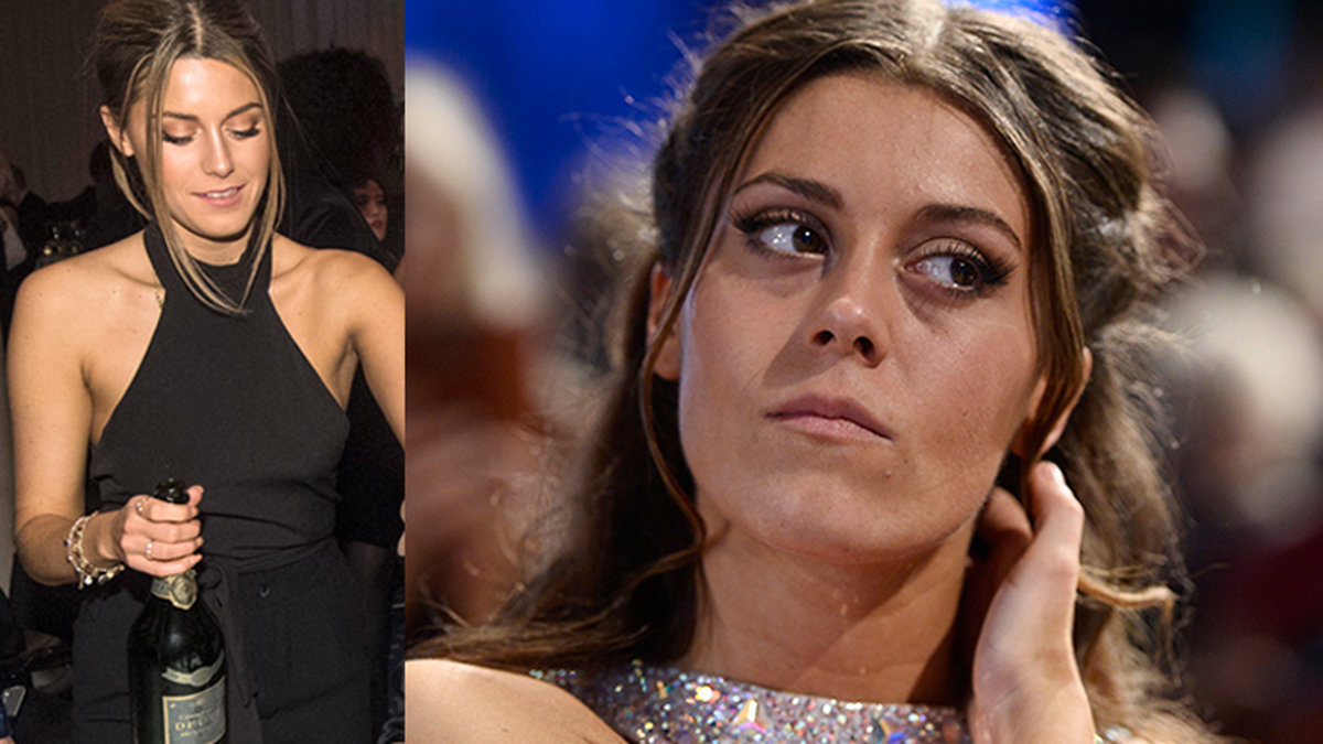 Bianca Ingrosso kom full till mötet.