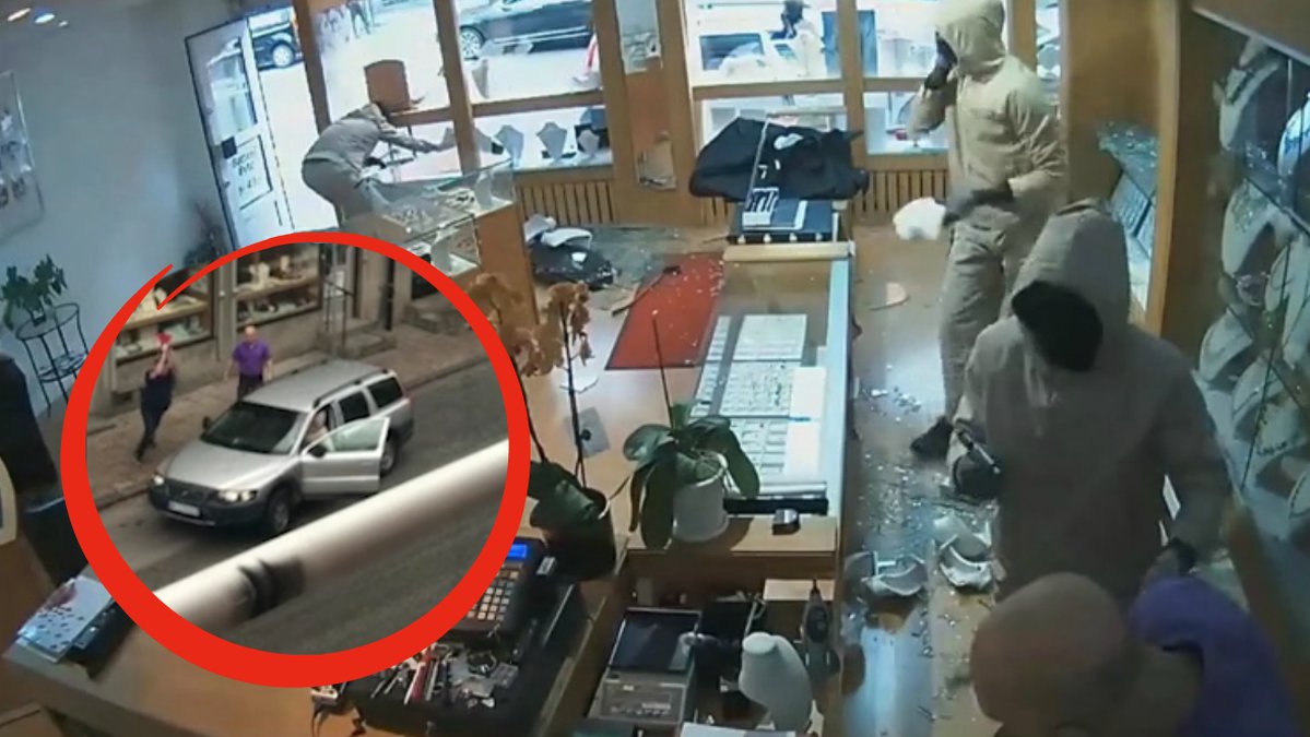 Södertäljeborna visar stort civilkurage efter att en guldbutik blir rånad